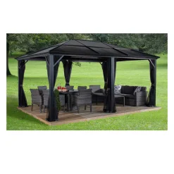 Pergola gop Meridien 18 m² för Altan Inkl Myggnät