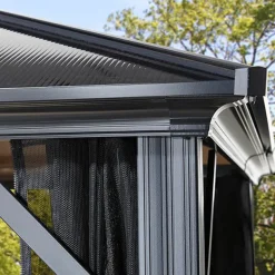 Pergola gop Meridien 18 m² för Altan Inkl Myggnät