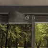Pergola gop MessinaArea 11 m2, Stomme: Svart, Tak: Svart