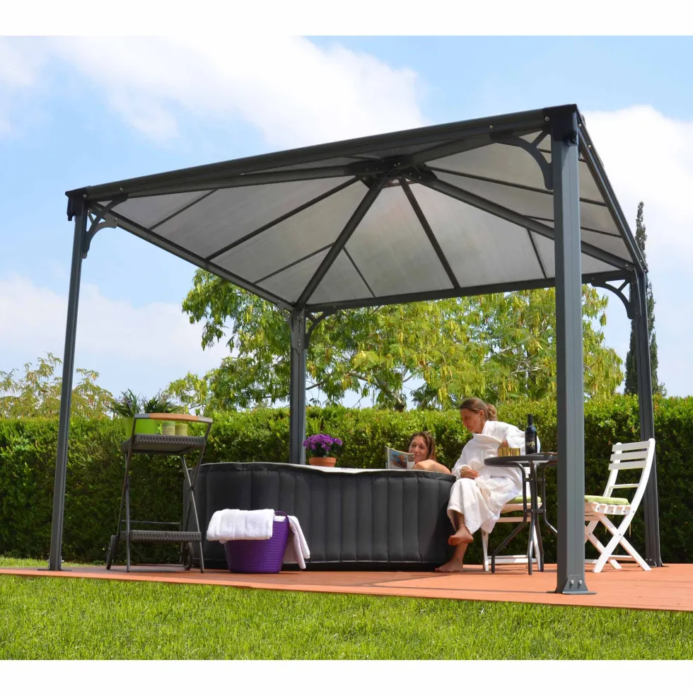 Pergola gop Palermo 3000 13 m² med Takventil