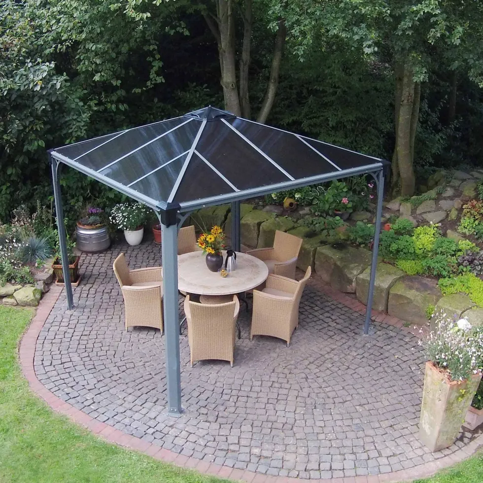 Pergola gop Palermo 3000 13 m² med Takventil