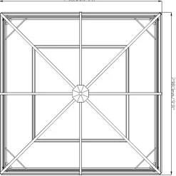 Pergola gop Verona 9 m2