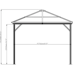 Pergola gop Verona 9 m2