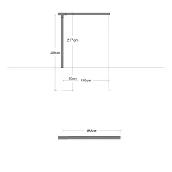Pergola PLUS Enkel 1 Modul Förlängare