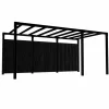 Pergola PLUS med Noor-Staket Arcade modell 6