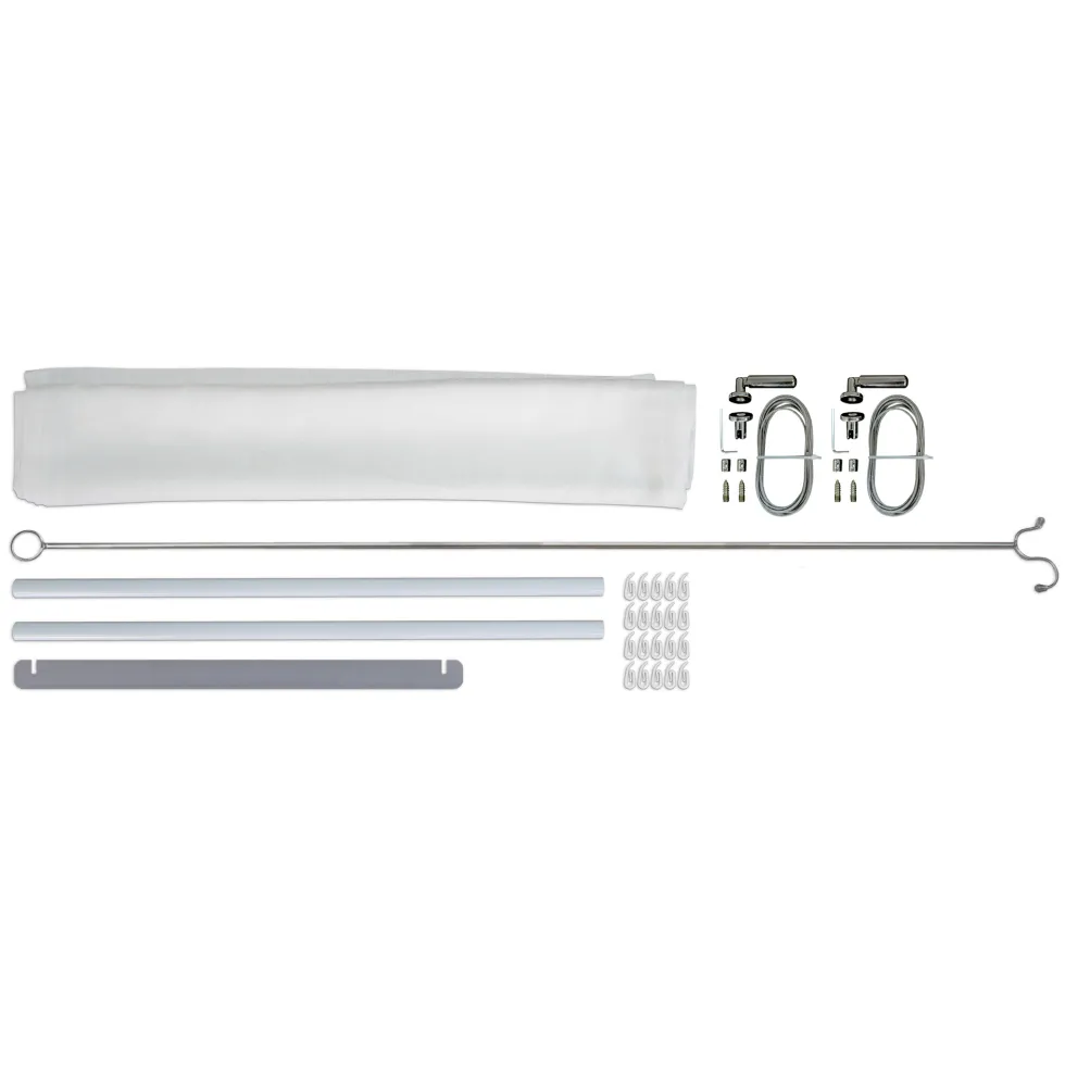 Persienn Canopia by Palram Skuggkit Vit Till Pergola 3 x 7,4 m