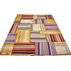Persisk Patchworkmatta Arkiio Flerfärgad 162x233