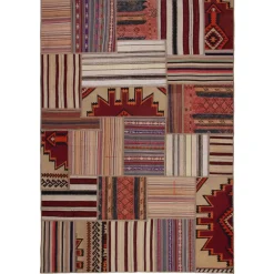 Persisk Patchworkmatta Arkiio Kelim Shiraz/Azerbajdzjan 165x237