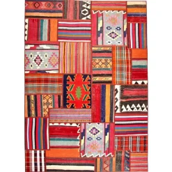 Persisk Patchworkmatta Arkiio Flerfärgad 165x233