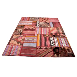 Persisk Patchworkmatta Arkiio Flerfärgad 170x230