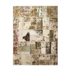 Persisk Patchworkmatta D-sign Handknuten 750873