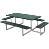 Picknickbord PLUS Basic med Påbyggnad 260 cm ReTex Utomhus