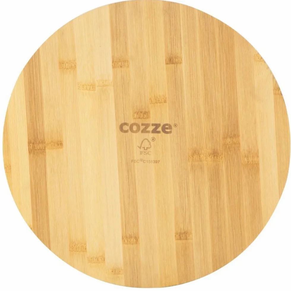 Pizzaskärbräda Cozze Bambuträ 350x12 mm