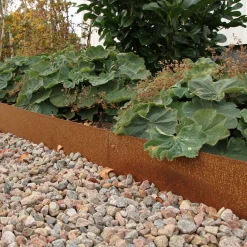 Planteringskant Flexigarden Corten 120 Hörn Justerbart