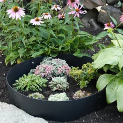 Planteringskant Flexigarden Svart 180 mm Cirkel