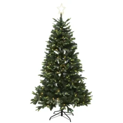 Plastgran Nordic Winter LED med Stjärna
