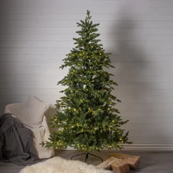 Plastgran Star Trading Larvik med LED-belysning 210 cm