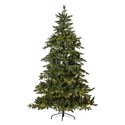 Plastgran Star Trading Larvik med LED-belysning 210 cm