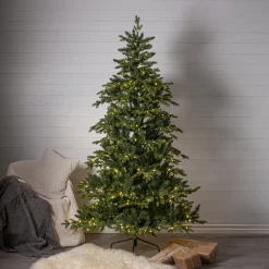 Plastgran Star Trading Larvik med LED-belysning 210 cm