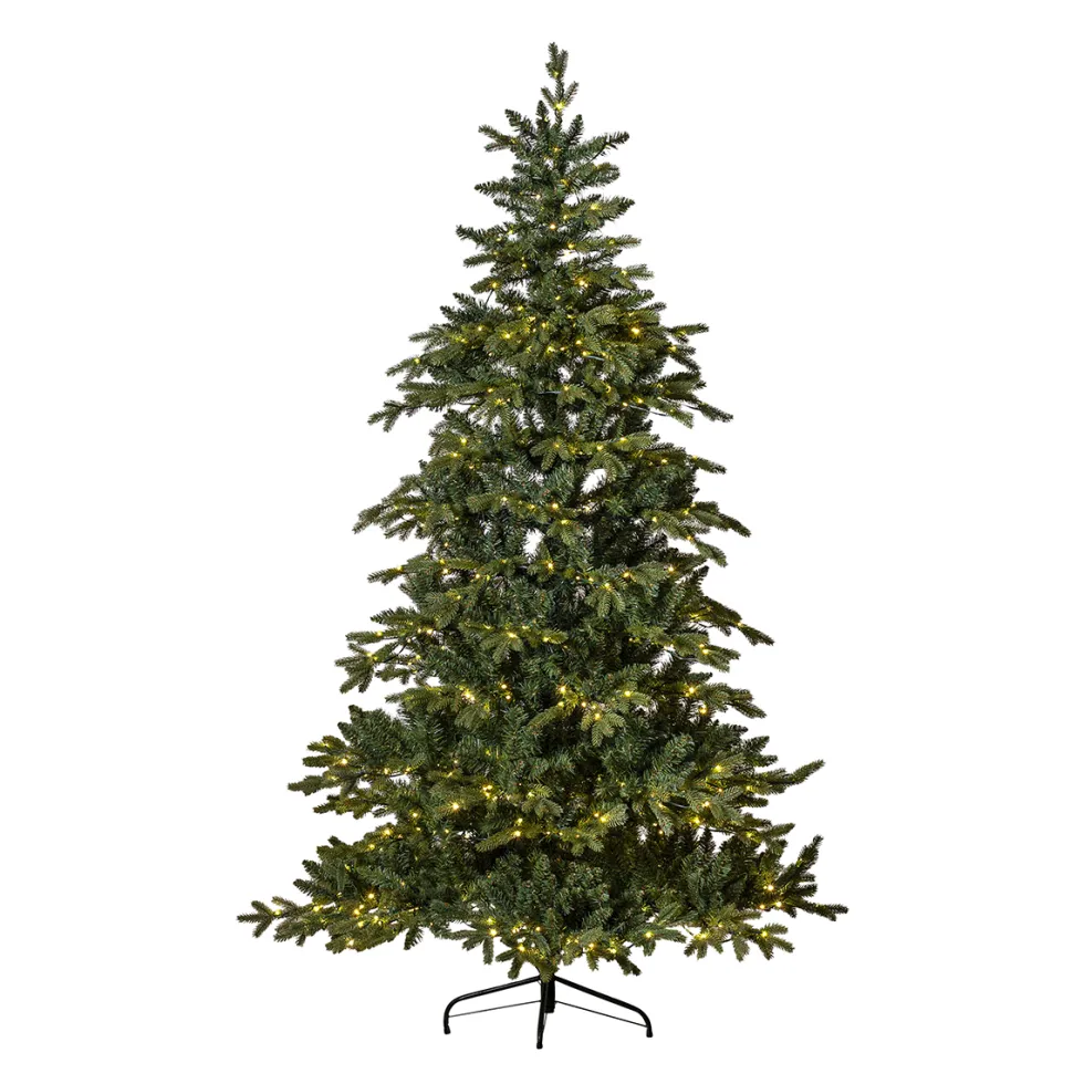 Plastgran Star Trading Larvik med LED-belysning 210 cm