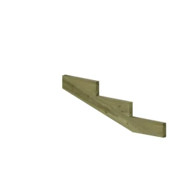 19º Plus Vangstycke 3 steg - Stegdjup 39 cm