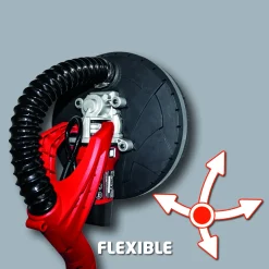 Polermaskin Einhell TC-DW 225 Slipgiraff 600 W För Gips Sladdlös