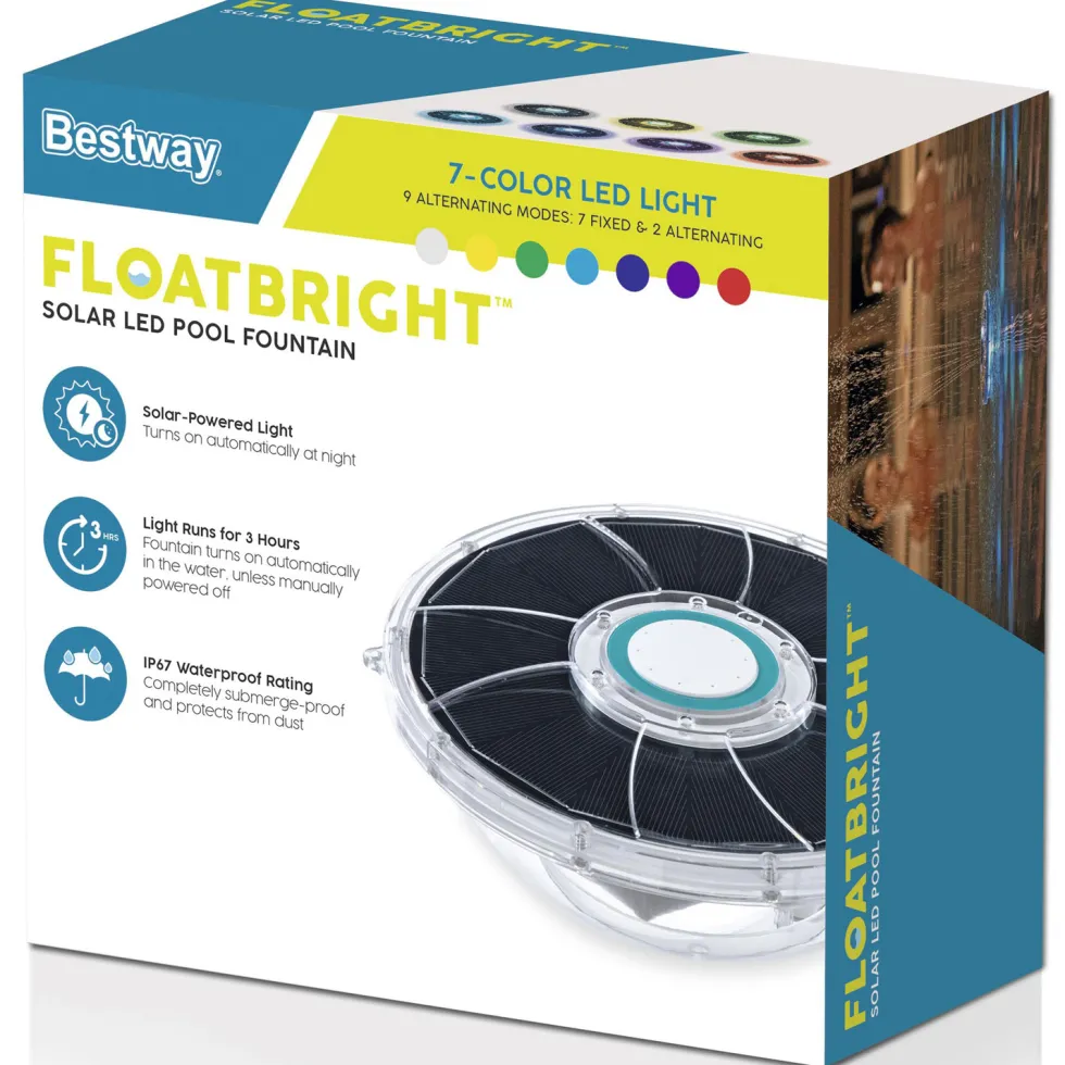Poolfontän Bestway FloatBright Solcell LED