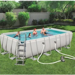 Poolpaket Bestway Power Steel 5,5 x 2,7 m Rektangulär