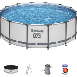 Poolpaket Bestway Steel Pro Max Ø4,27 m ClickConnect
