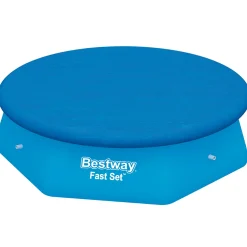 Poolskydd Planet Pool Fast Set Överdrag för Rund Pool Ø 244 cm