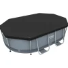 Poolöverdrag Bestway Flowclear PVC Svart 3.05 x 2 m Poolskydd