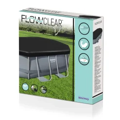 Poolöverdrag Bestway Flowclear PVC Svart 3.05 x 2 m Poolskydd