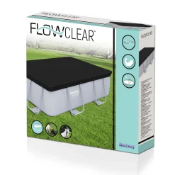 Poolöverdrag Bestway Flowclear PVC Svart 2,82 x 1,96 m Poolskydd