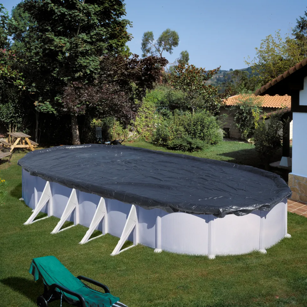 Poolöverdrag Gre Vinter För Oval Pool 915x470 cm