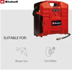 Portabel Kompressor Einhell TE-AC 36/8 Li OF Set-Solo Sladdlös utan Batteri