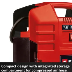 Portabel Kompressor Einhell TE-AC 36/8 Li OF Set-Solo Sladdlös utan Batteri