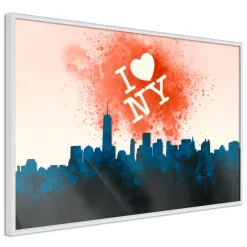 Poster Artgeist Affisch I Love NY