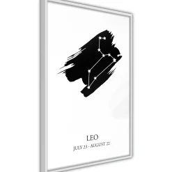 Poster Artgeist Affisch Zodiac Signs Leo