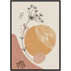 Poster Gallerix Abstract Botanical No2