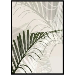 Poster Gallerix Abstract Palm Leaves No2