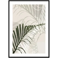 Poster Gallerix Abstract Palm Leaves No2