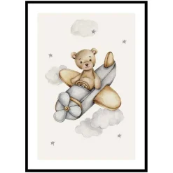 Poster Gallerix Airplane Teddy