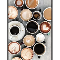 Poster Gallerix All Kinds Of Coffee No2