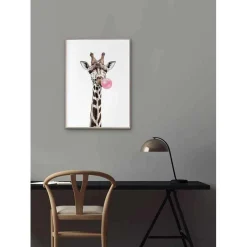 Poster Gallerix Bubblegum Giraffe 3169