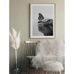 Poster Gallerix Butterfly Cat