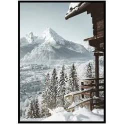 Poster Gallerix Cabin In The Alps