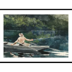 Poster Gallerix Casting Number Two By Winslow Homer