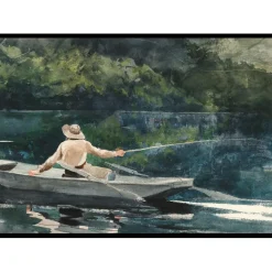 Poster Gallerix Casting Number Two By Winslow Homer