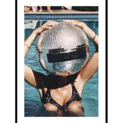 Poster Gallerix Disco Ball Vintage Style