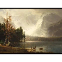 Poster Gallerix Estes Park Colorado Whyte's Lake By Albert Bierstadt